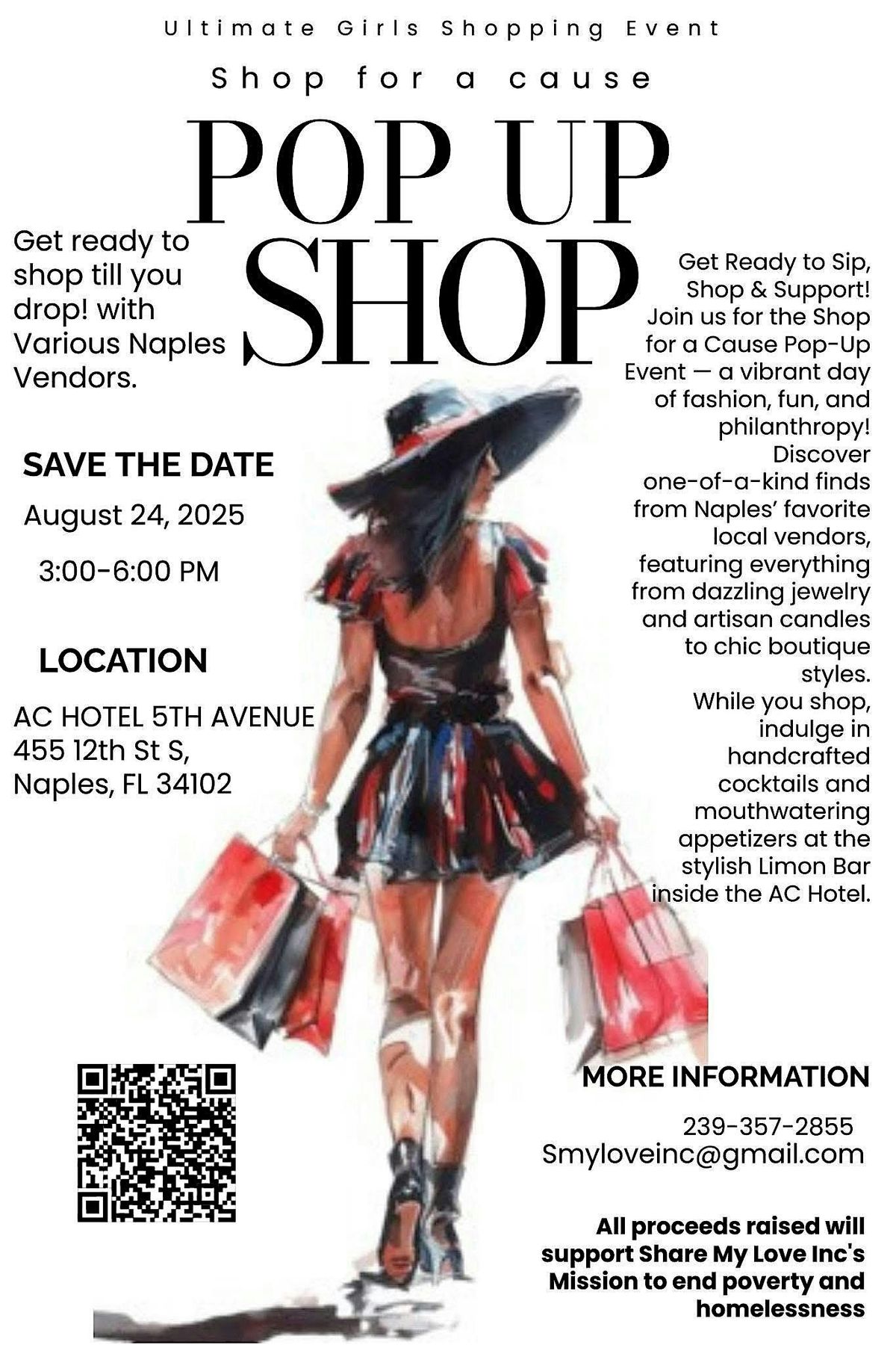 Shop for a cause pop up shop