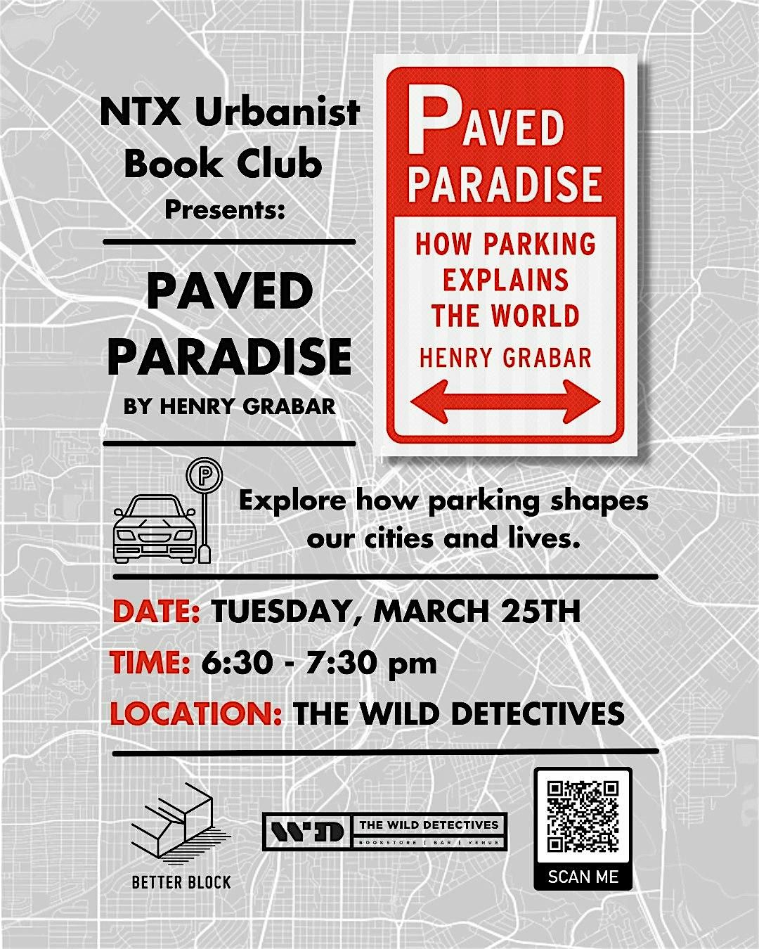 NTX Urbanist Book Club: Paved Paradise