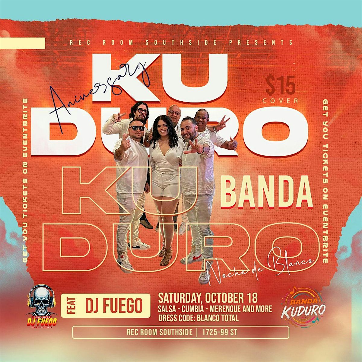 Noche de Blanco con Banda Kuduro