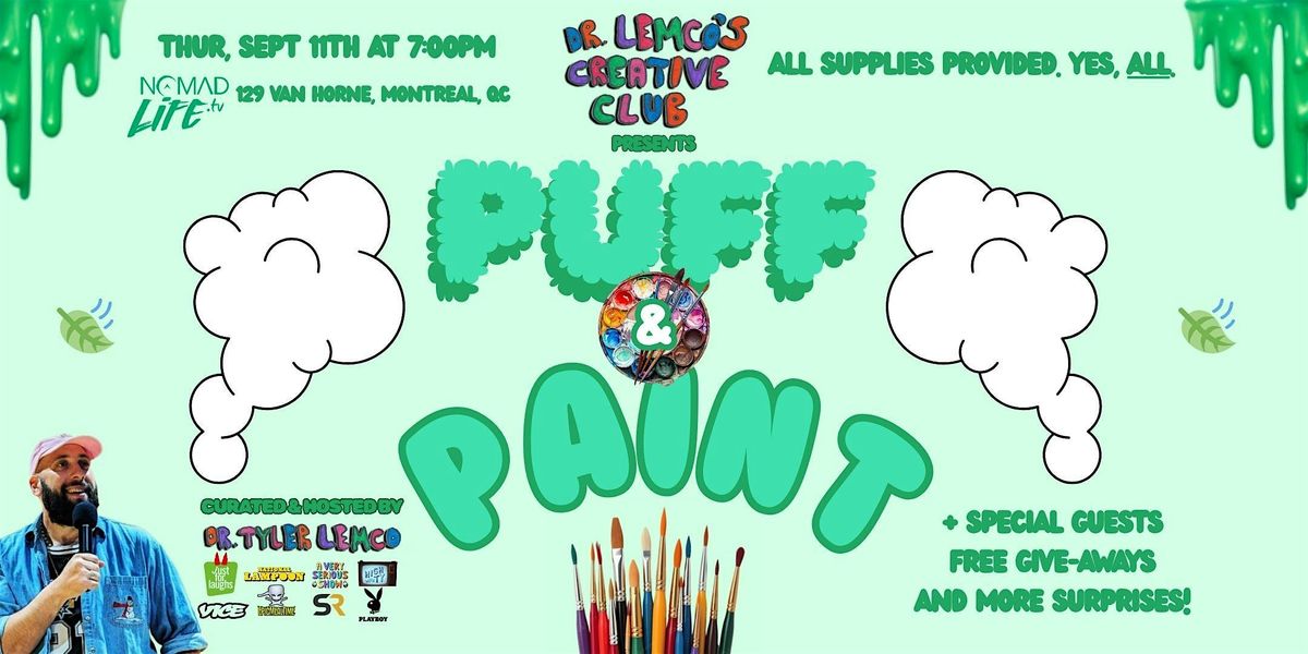 Puff N' Paint || Dr Lemco's Creative Club