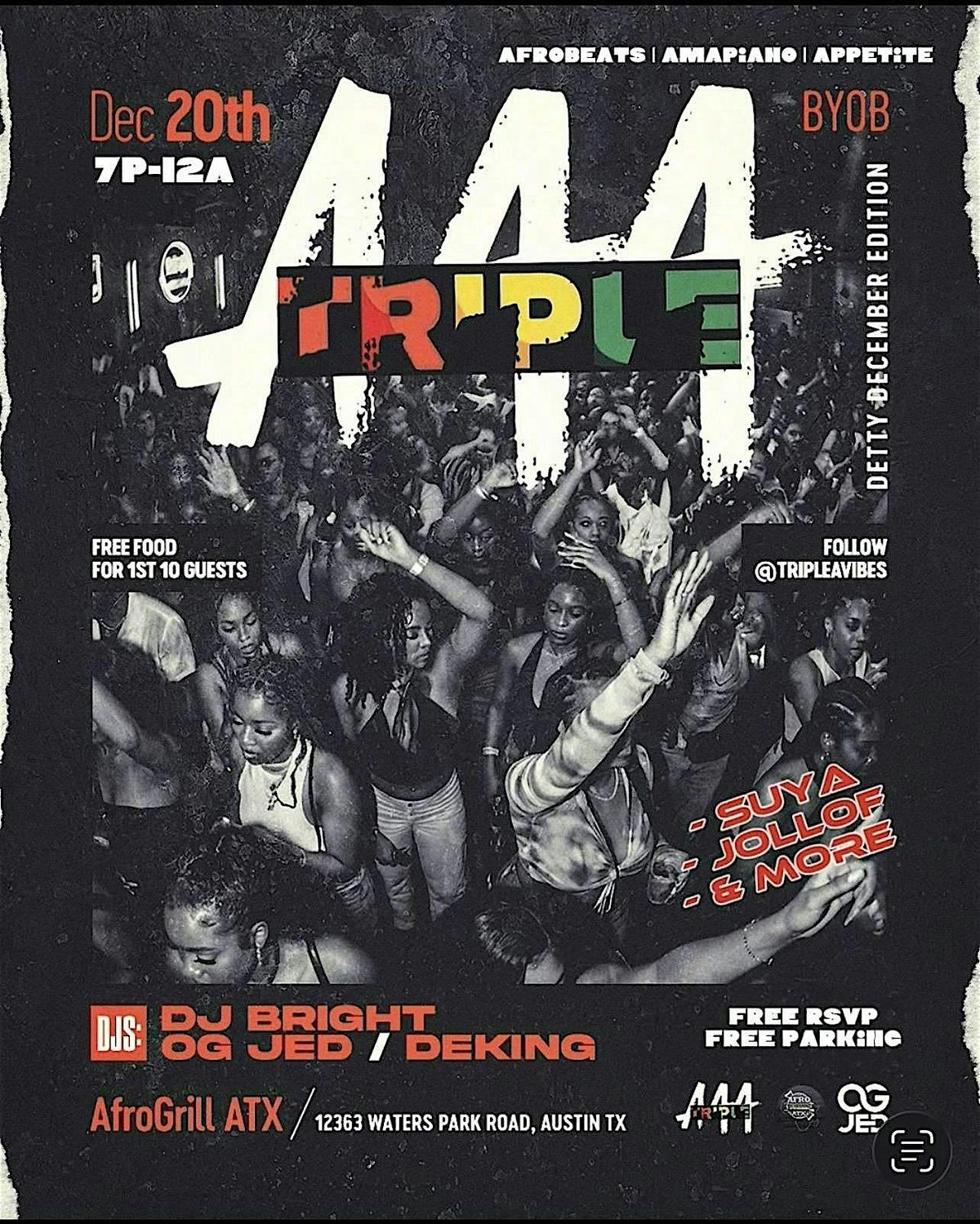 TRIPLE  A: Detty December Takeover!