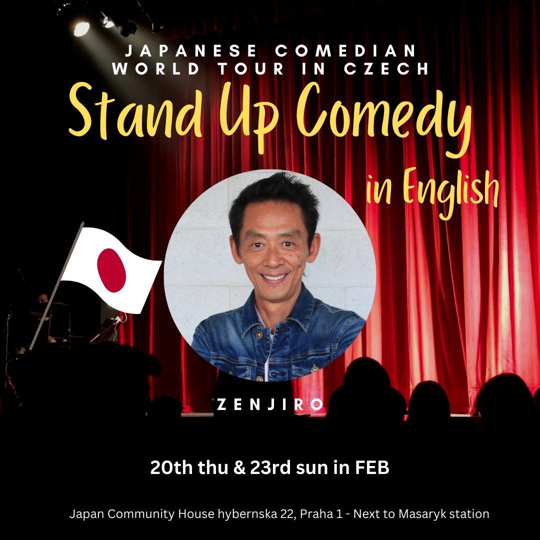 Japanese Comedian ZENJIRO in Praha\u3000Stand-up Comedy show in English