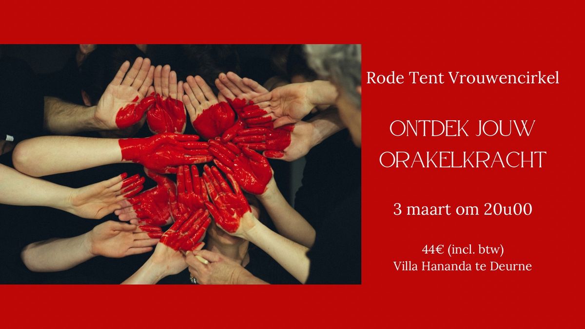 Rode Tent Vrouwencirkel - Ontdek jouw orakelkracht