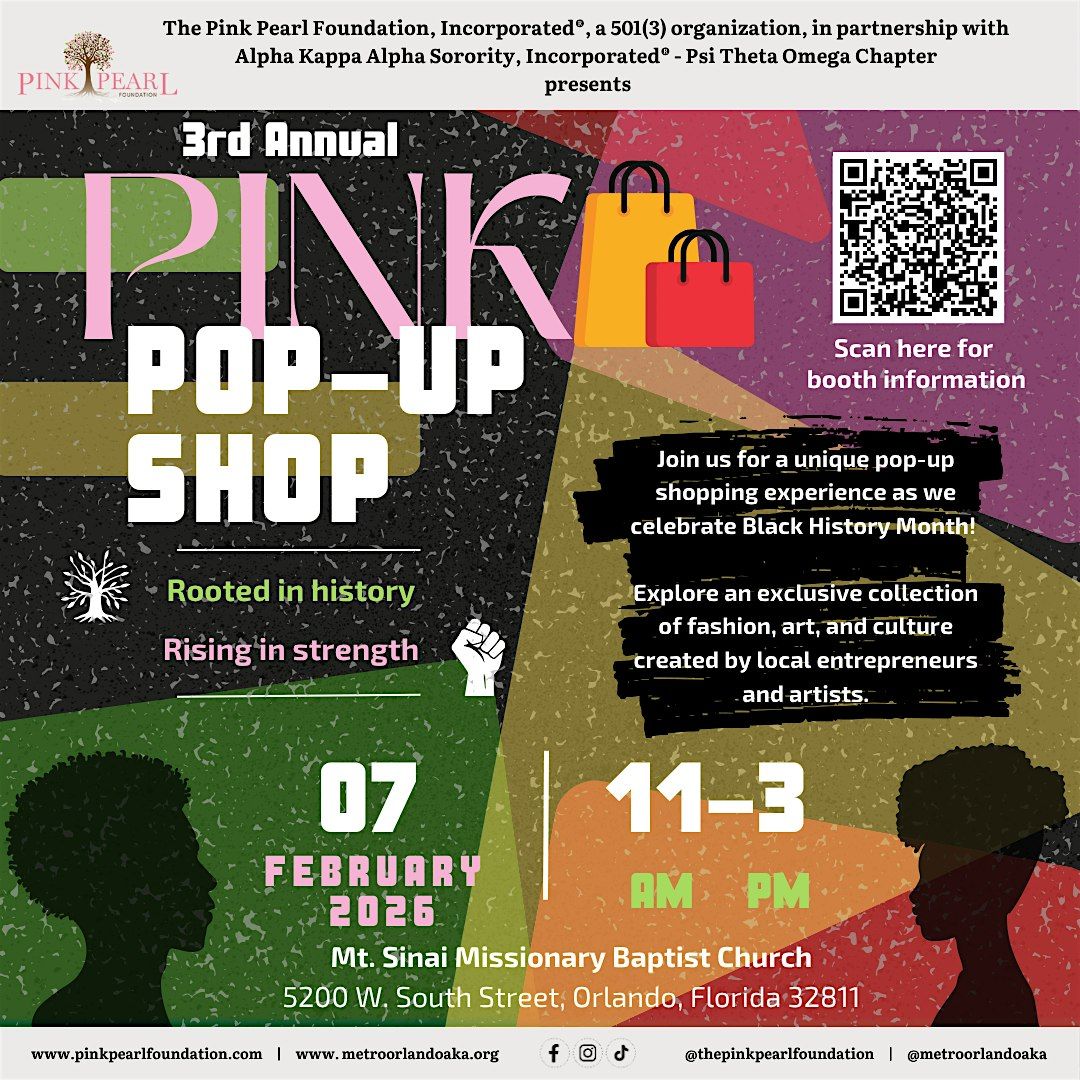 3rd Annual Pink Pop-up Shop