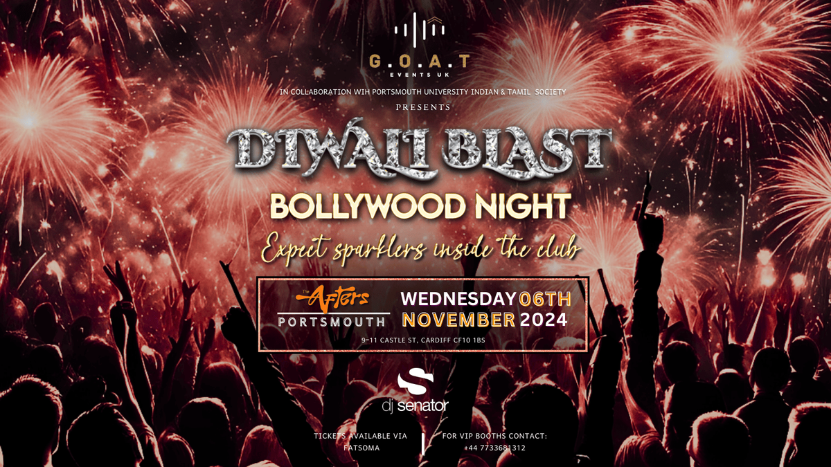 THE OFFICIAL BOLLYWOOD DIWALI NIGHT- PORTSMOUTH'S DIWALI BLAST