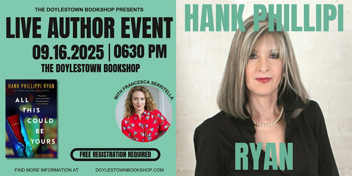 Hank Phillippi Ryan w\/ Francesca Serritella \/\/ All This Could Be Yours