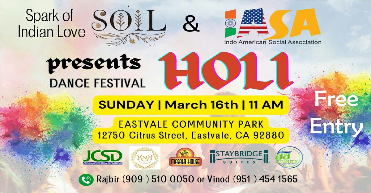 Holi Fest - Inland Empire's Biggest Holi Celebration!