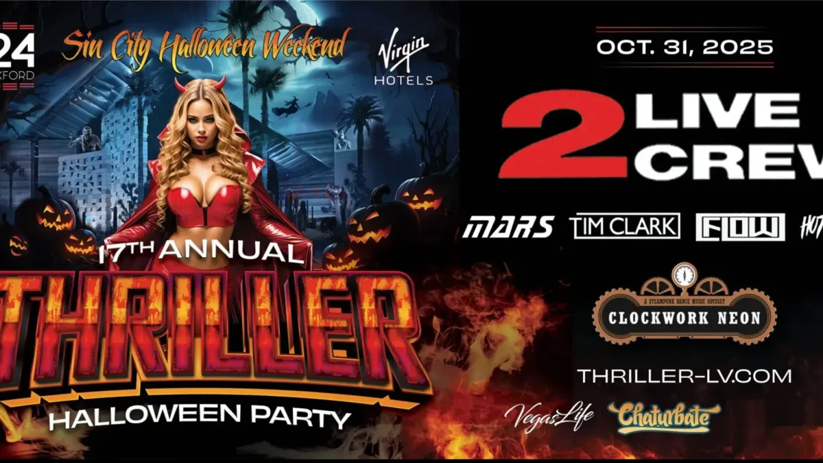 Thriller- Halloween! 2 Live Crew, DJs, New Dance music band! DISCOUNT TIX!