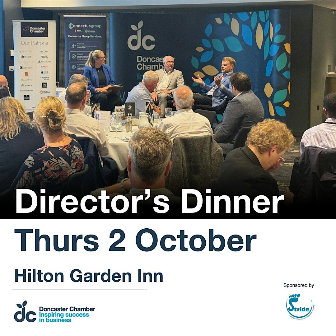 Directors Dinner: The Mentor Effect: Shaping Leaders