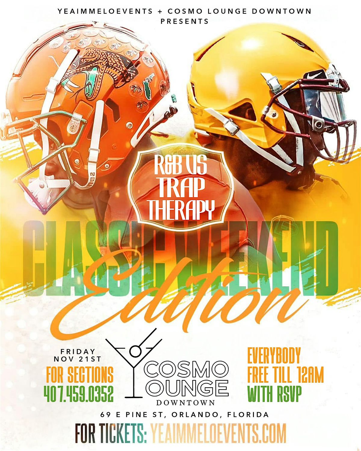 R&B Vs Trap Therapy - Classic Weekend Edition - Cosmo Downtown