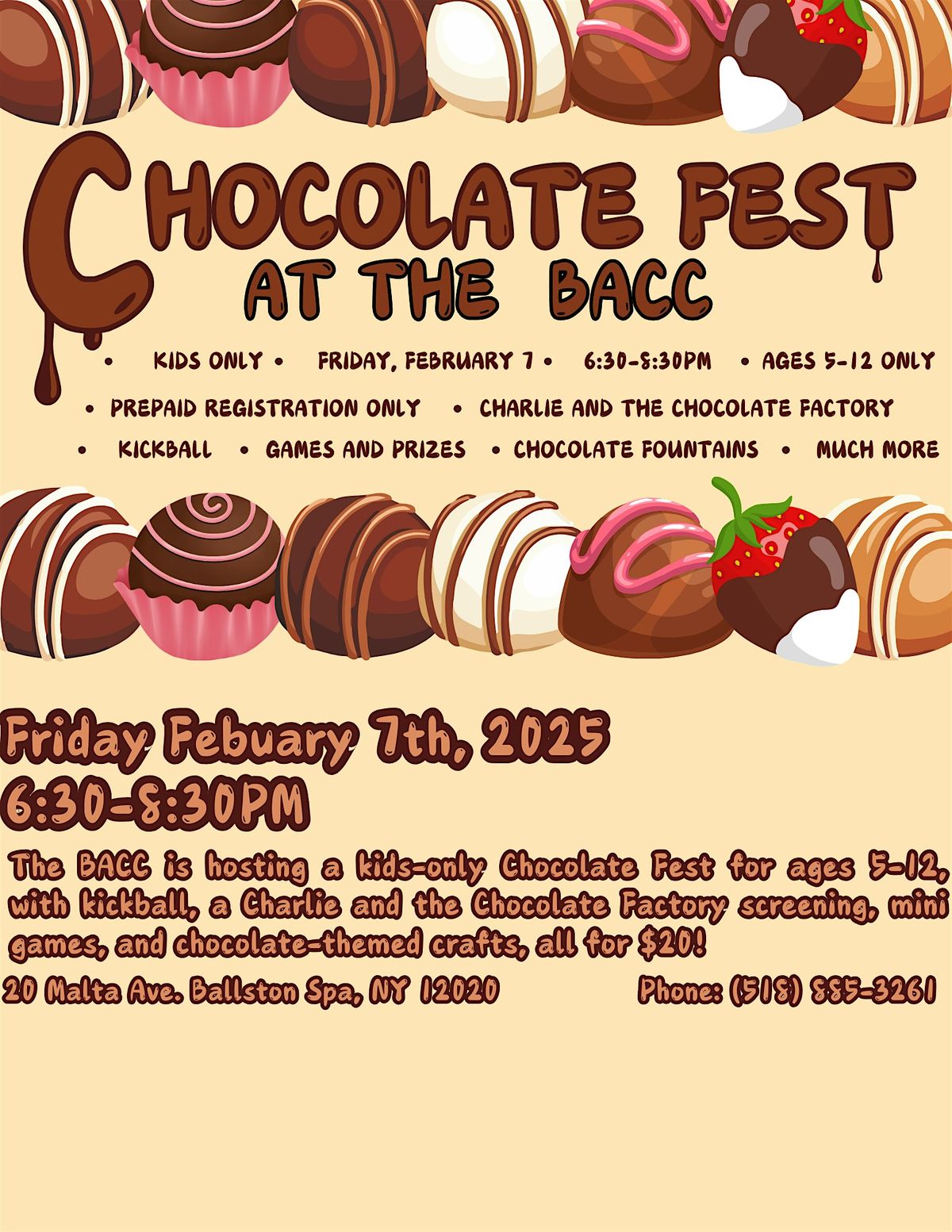 BACC Kids-Only Chocolate Fest!