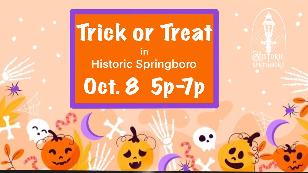 Trick or Treat in Historic Springboro