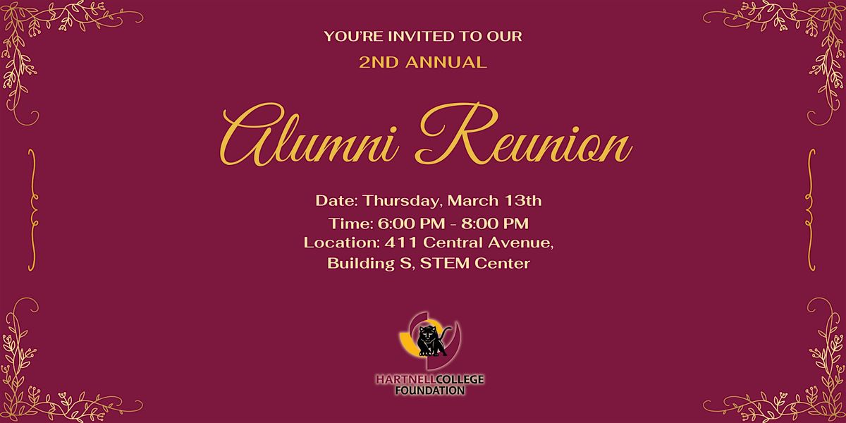 2nd Annual STEM Alumni Reunion - Hartnell College