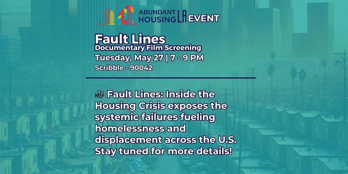 Fault Lines: Documentary Film Screening