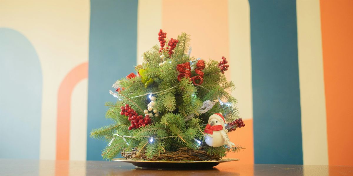 Christmas Tree Table Arrangement