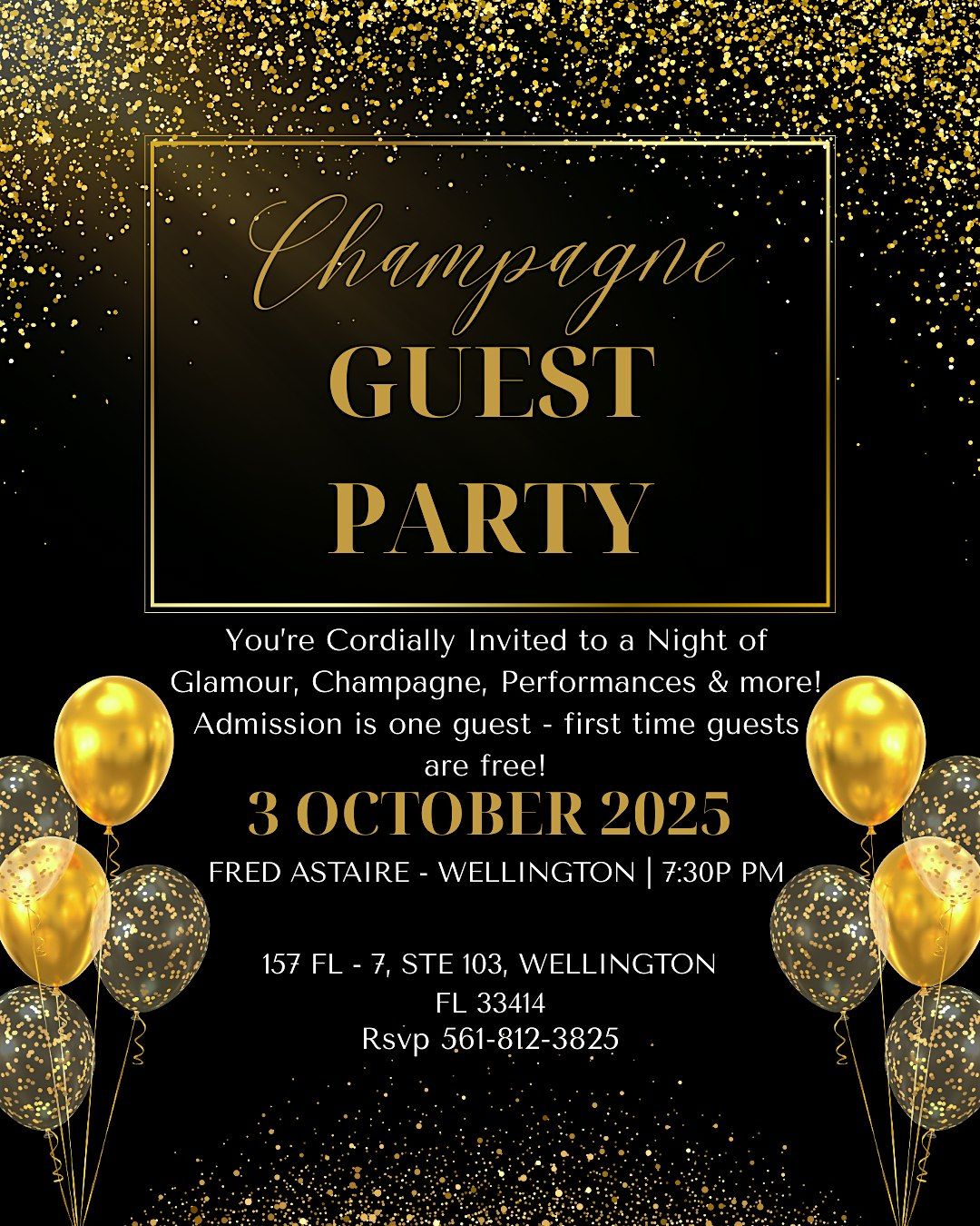 Champagne Guest Party