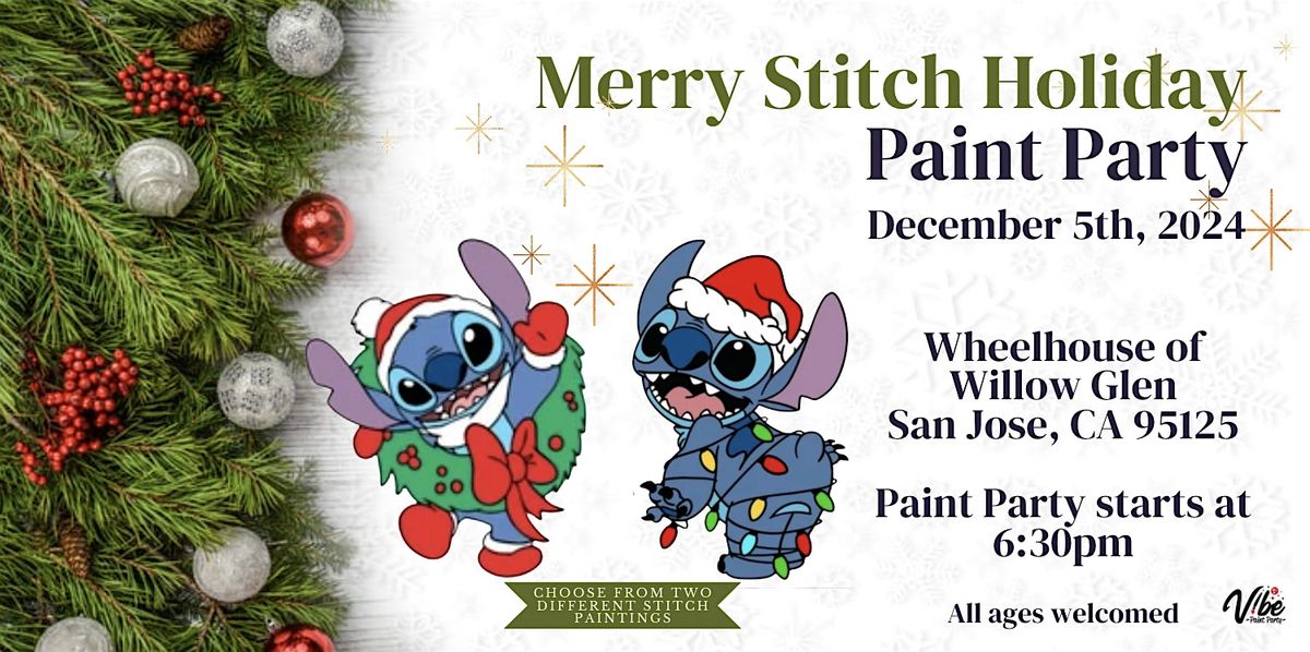 Merry Stitch Paint Party