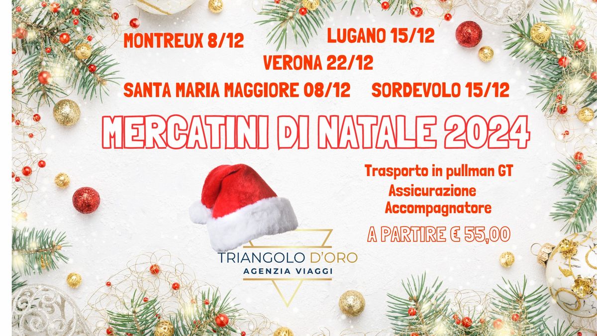 GITA MERCATINI DI NATALE in BUS da TORINO