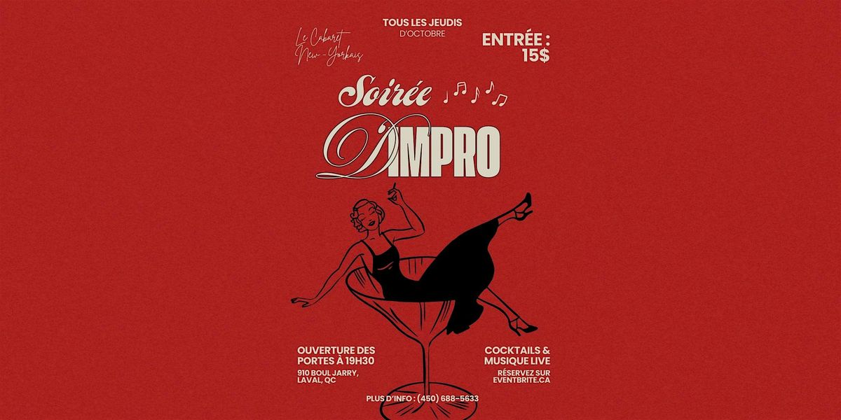 Soir\u00e9e D'Impro \u2013 Karaok\u00e9 et musique live