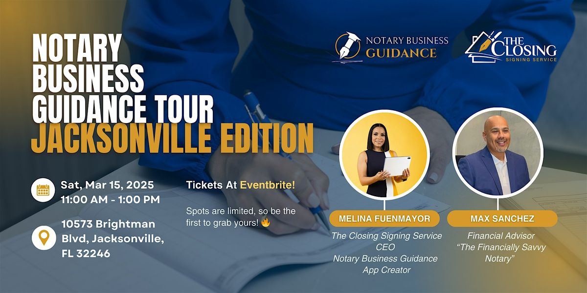 Notary Business Guidance Tour: Jacksonville Edition!