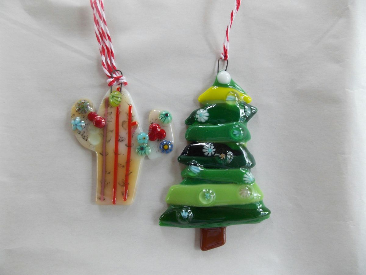 Fused Glass Holiday Ornaments craft workshop in Montgomery County, Md.