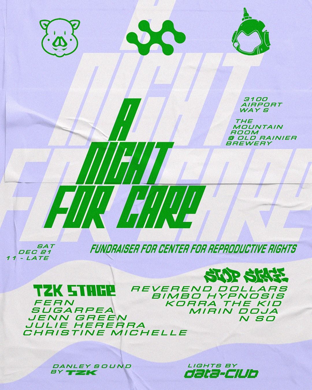 A Night for Care: TZK x Slop x Data Club Fundraiser for Reproductive Rights