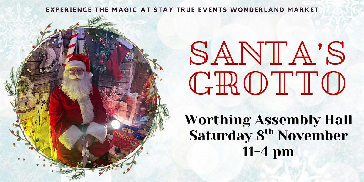 Santas Grotto at Christmas Wonderland Market Worthing