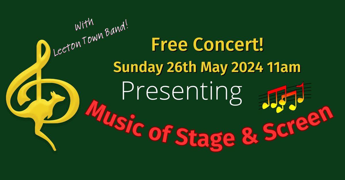 The Gks Presents: Music of Stage and Screen. Free Concert