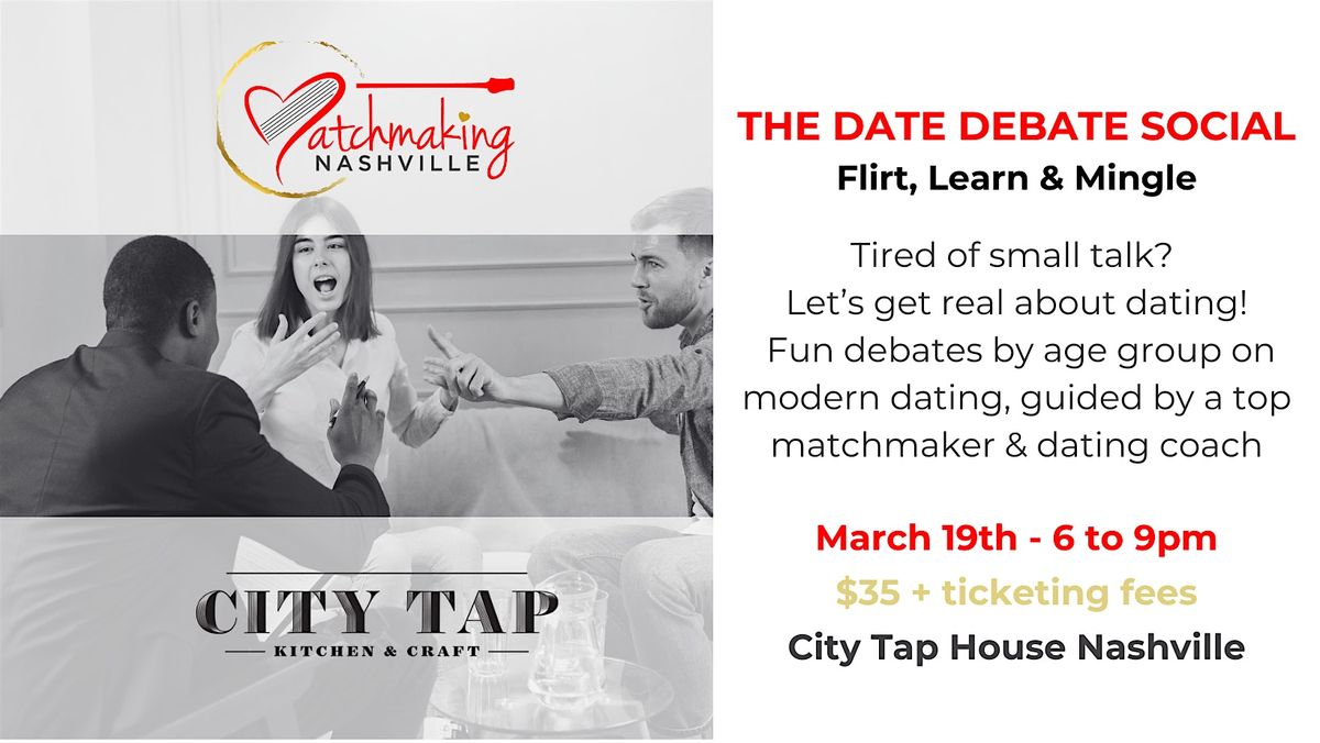 The Date Debate Social - Flirt, Learn and Mingle