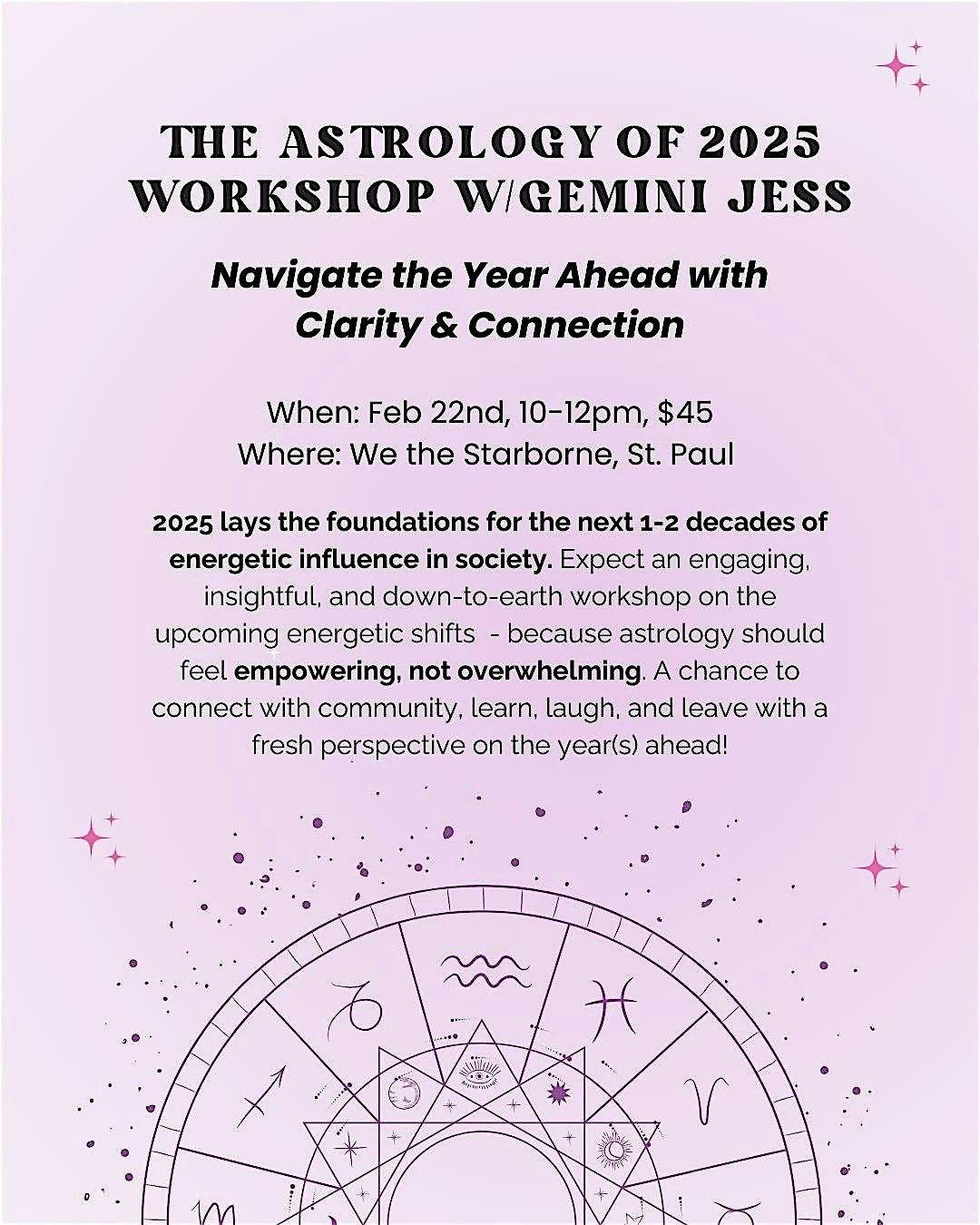 The Astrology of 2025 Workshop