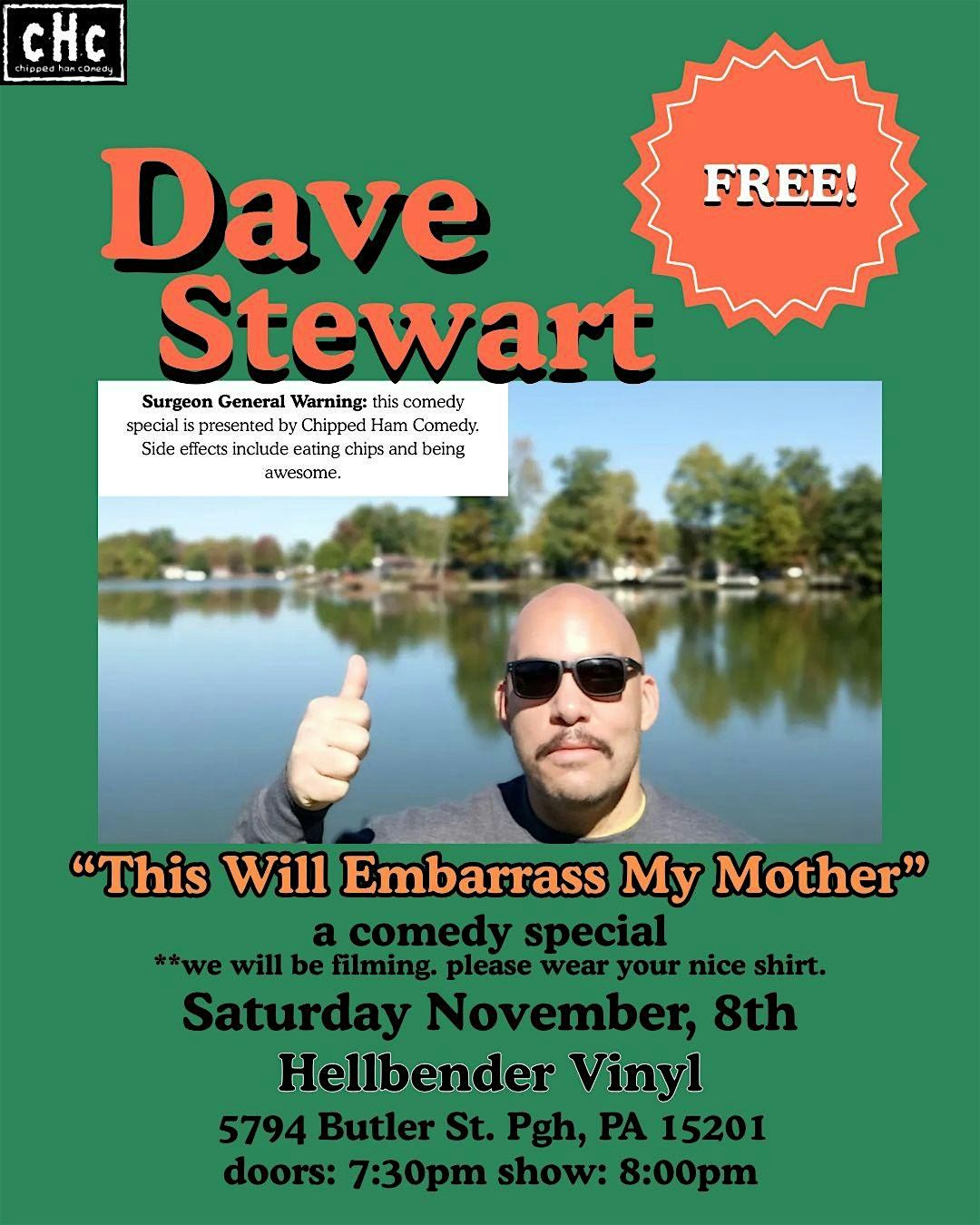 Dave Stewart LIVE Comedy Special Taping
