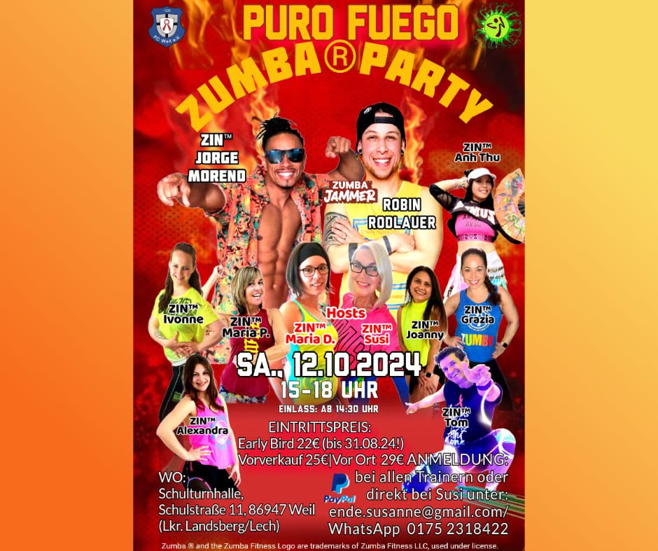 Puro Fuego Zumba\u00ae\ufe0fParty