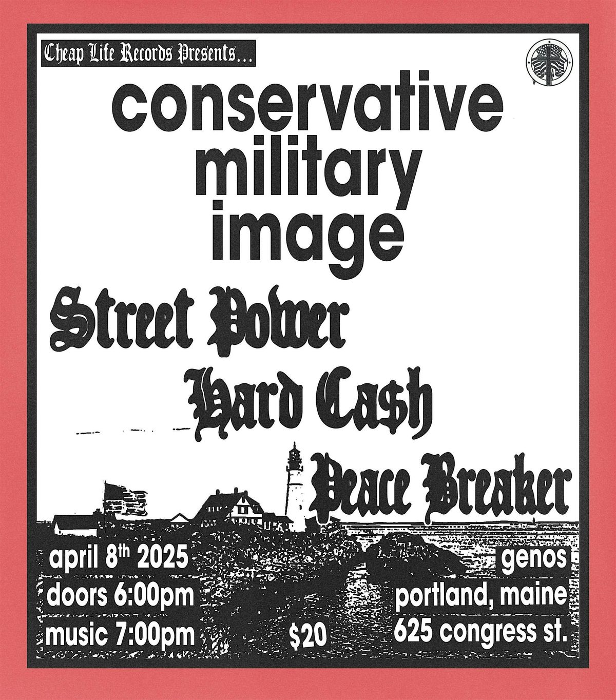 CONSERVATIVE MILITARY IMAGE \/\/  STREET POWER \/\/ HARD CA$H \/\/ PEACE BREAKER