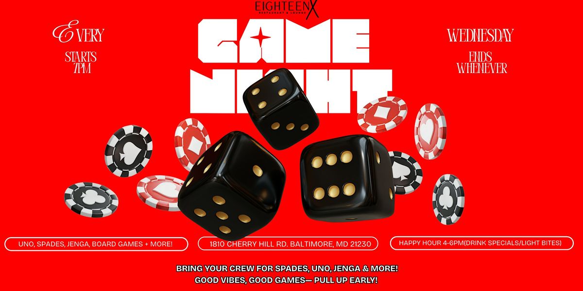 Wednesday Game Night