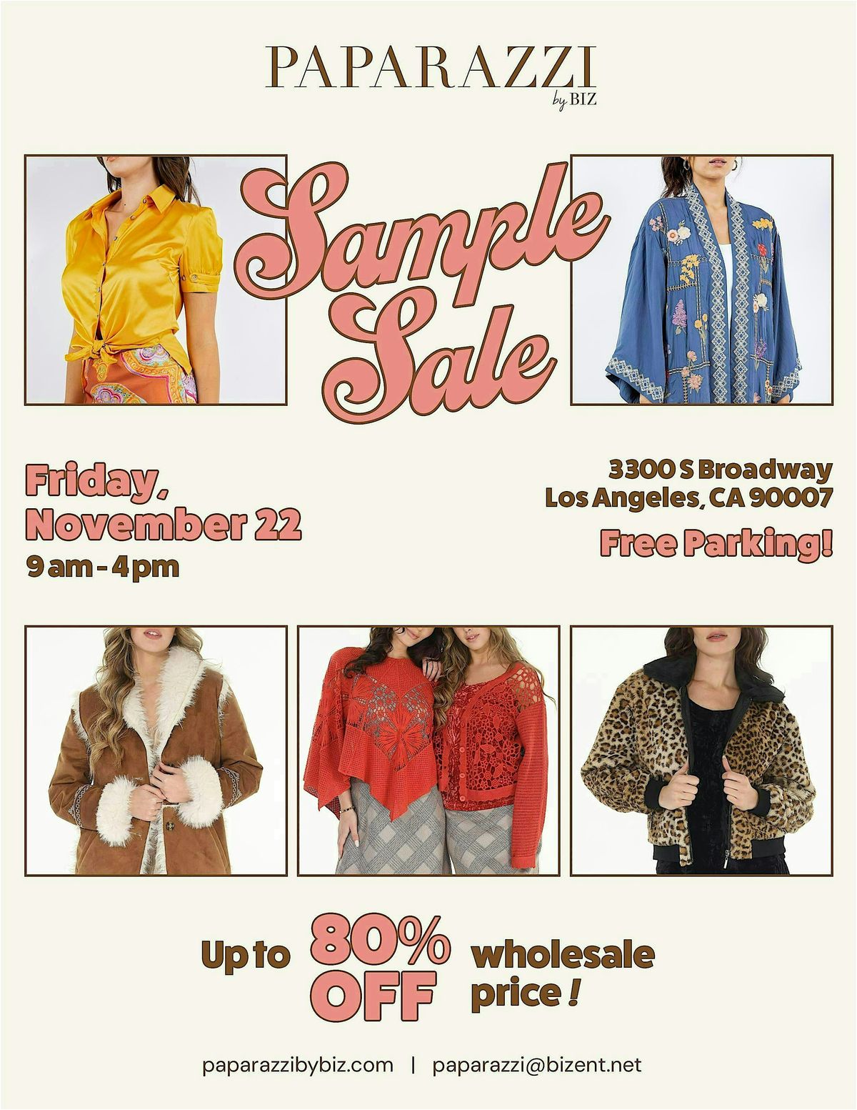 Paparazzi By Biz Sample Sale