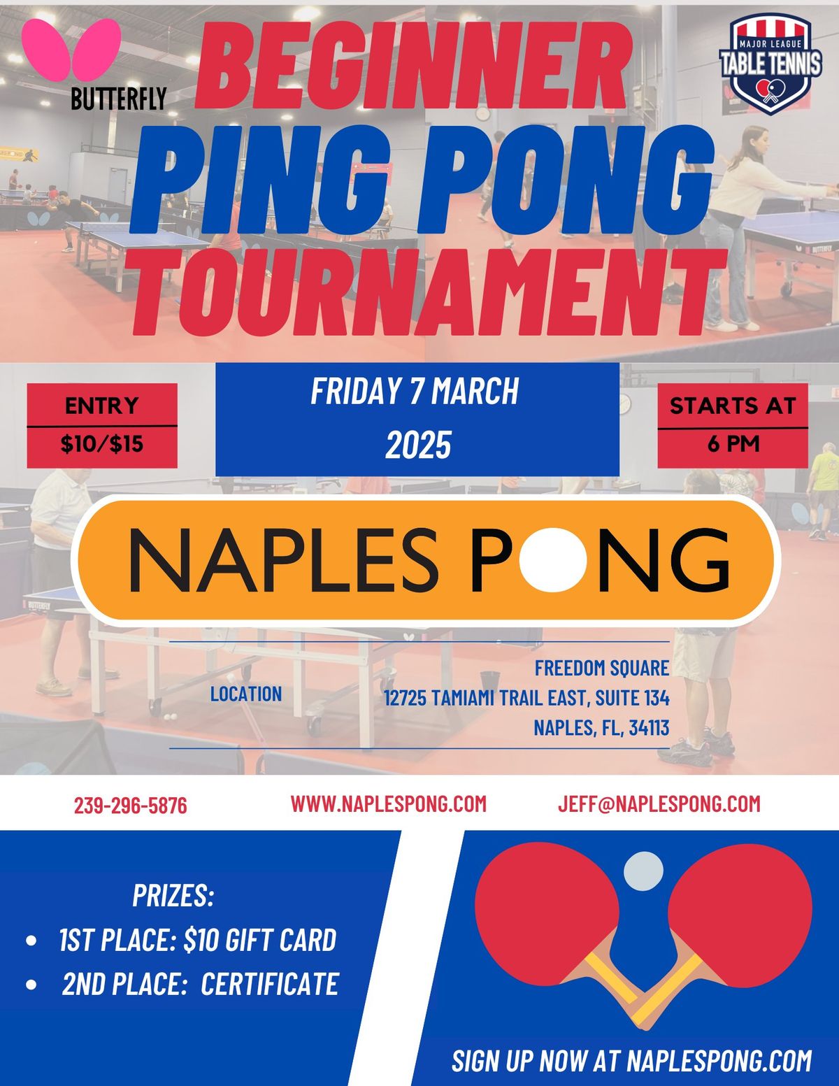 Naples Pong Beginner Tournament 