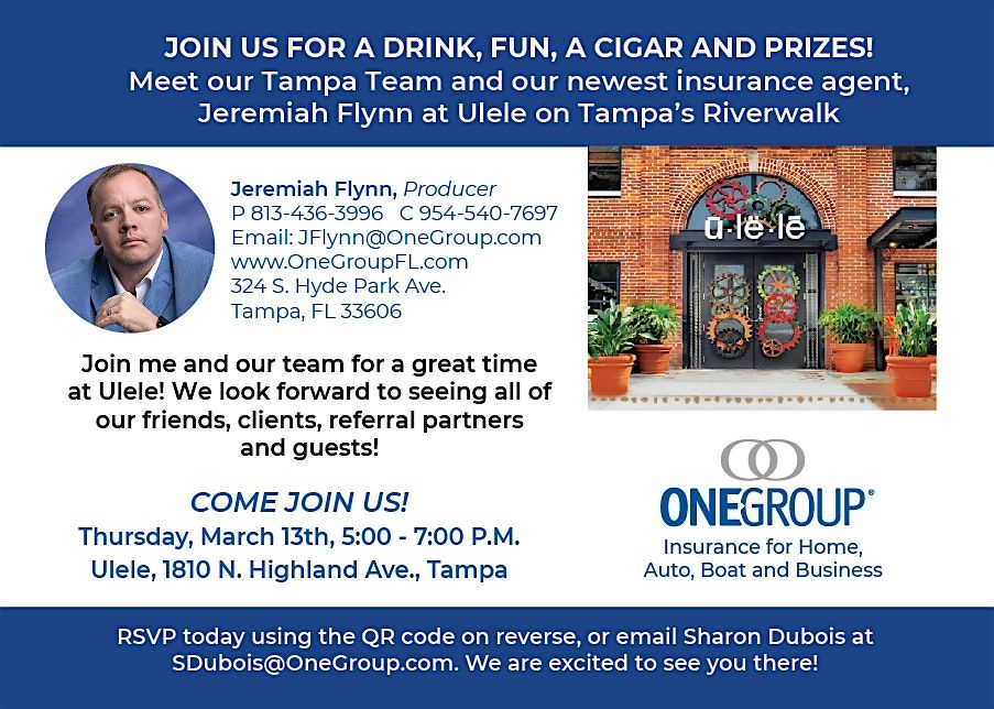 Tampa OneGroup Happy Hours