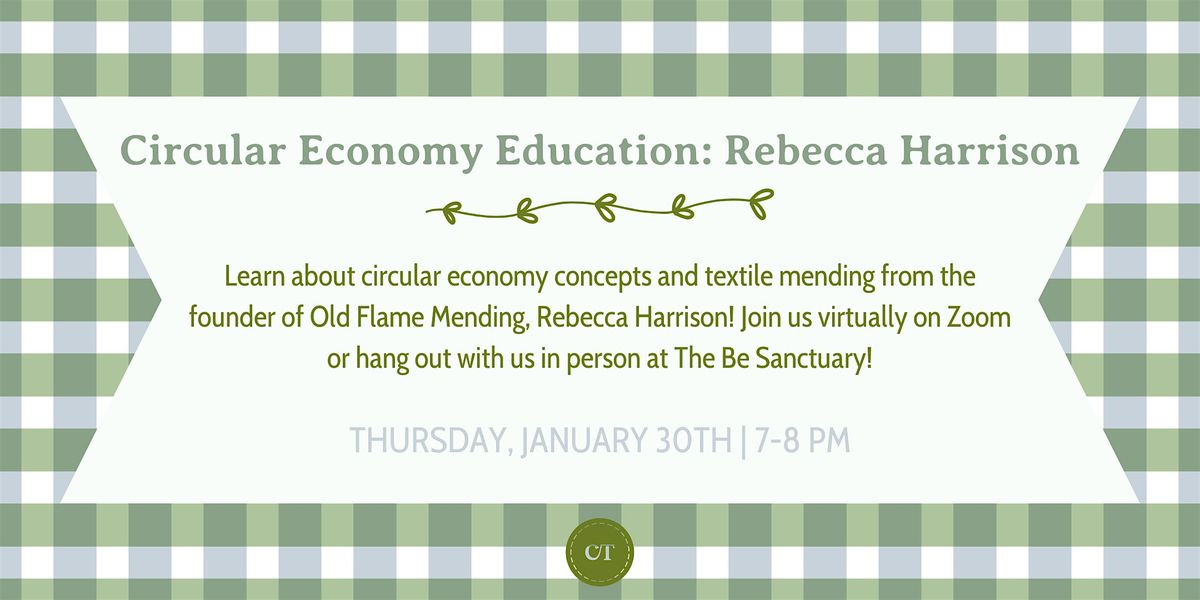 Circular Economy Education: Rebecca Harrison