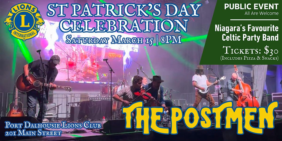 St. Patrick's Day with The Postmen in Port Dalhousie