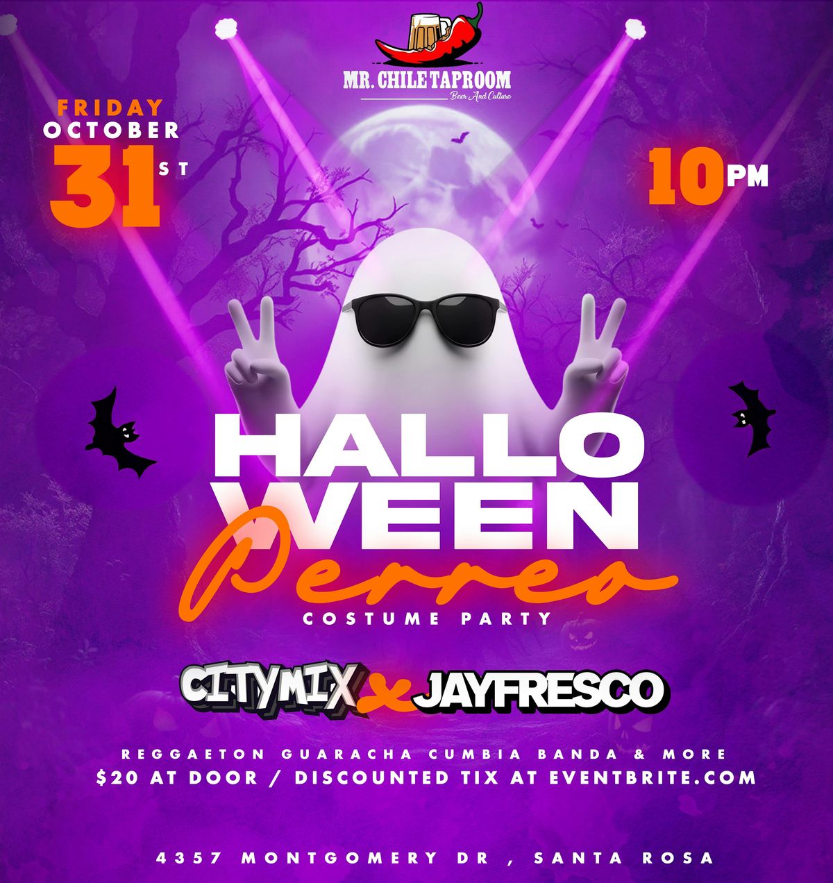 Halloween Perreo Costume Party