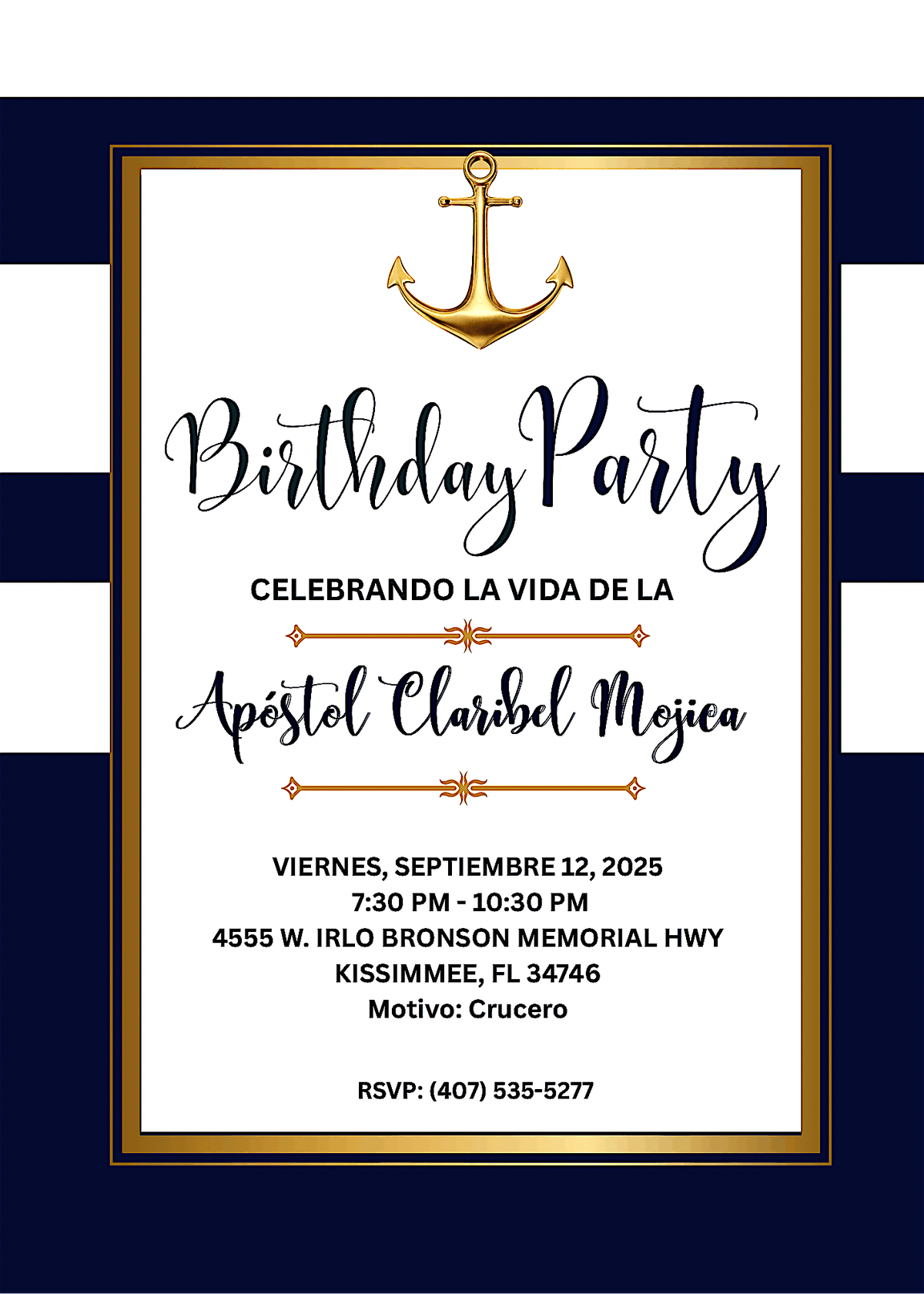 Celebrando la Vida de la Ap\u00f3stol Claribel Mojica