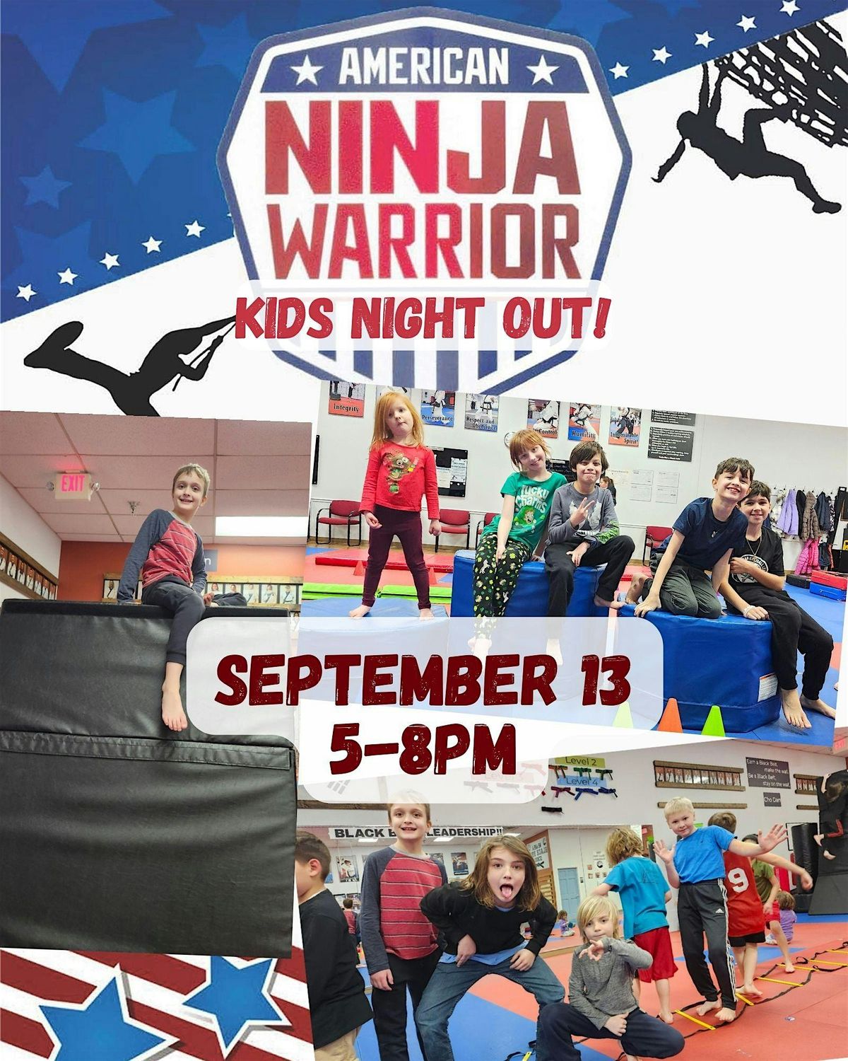 Ninja Warrior Kids Night Out