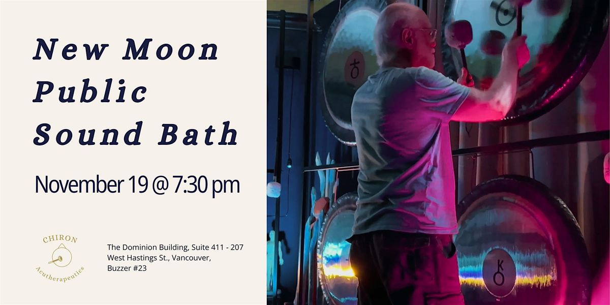 November New Moon Sound Bath