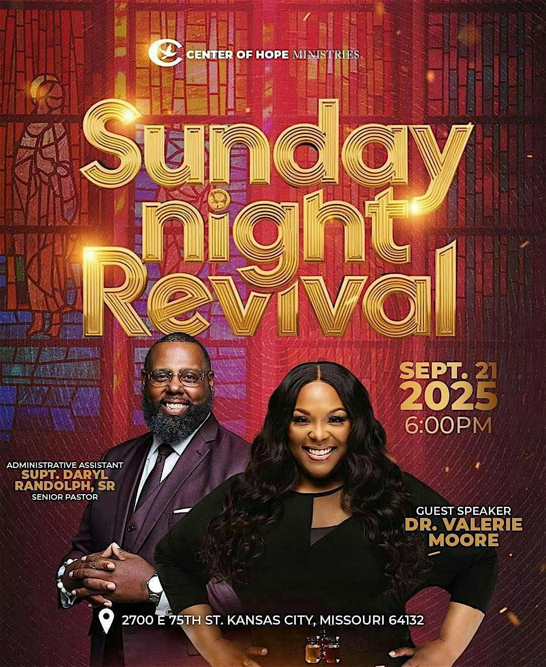 Sunday Night Revival - Dr Valerie Moore - Kansas City, MO