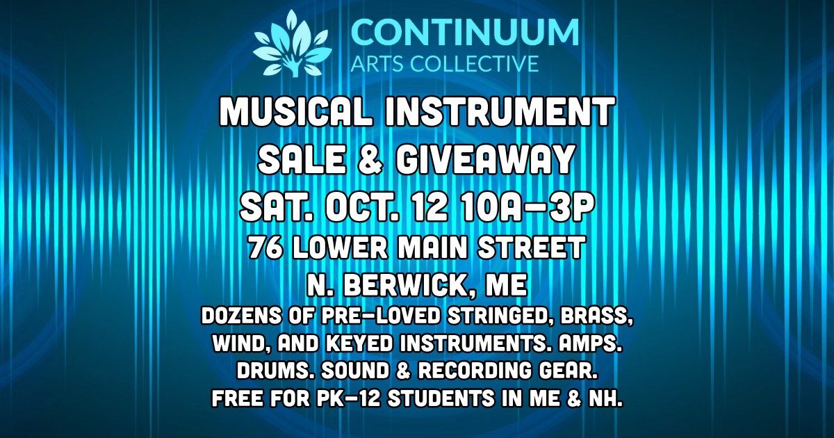 CAC Musical Instrument Sale and Giveaway