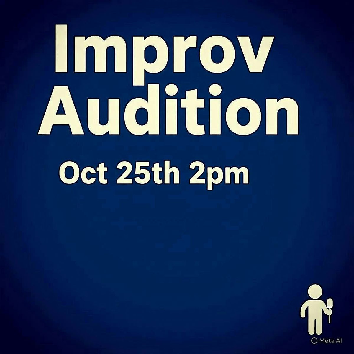 Auditions for The Idiot Box Improv Team!