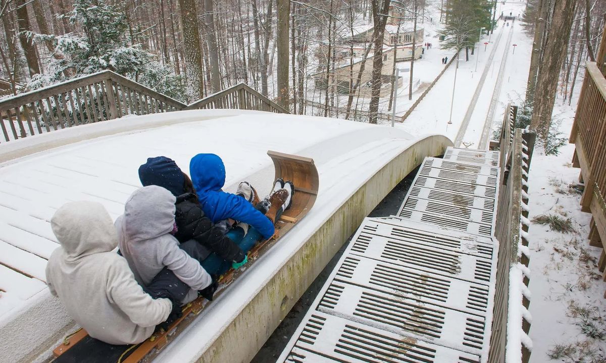 Tobogganing