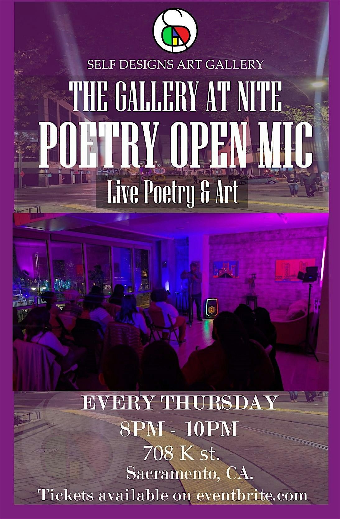 THE GALLERY AT NITE POETRY OPEN MIC!....