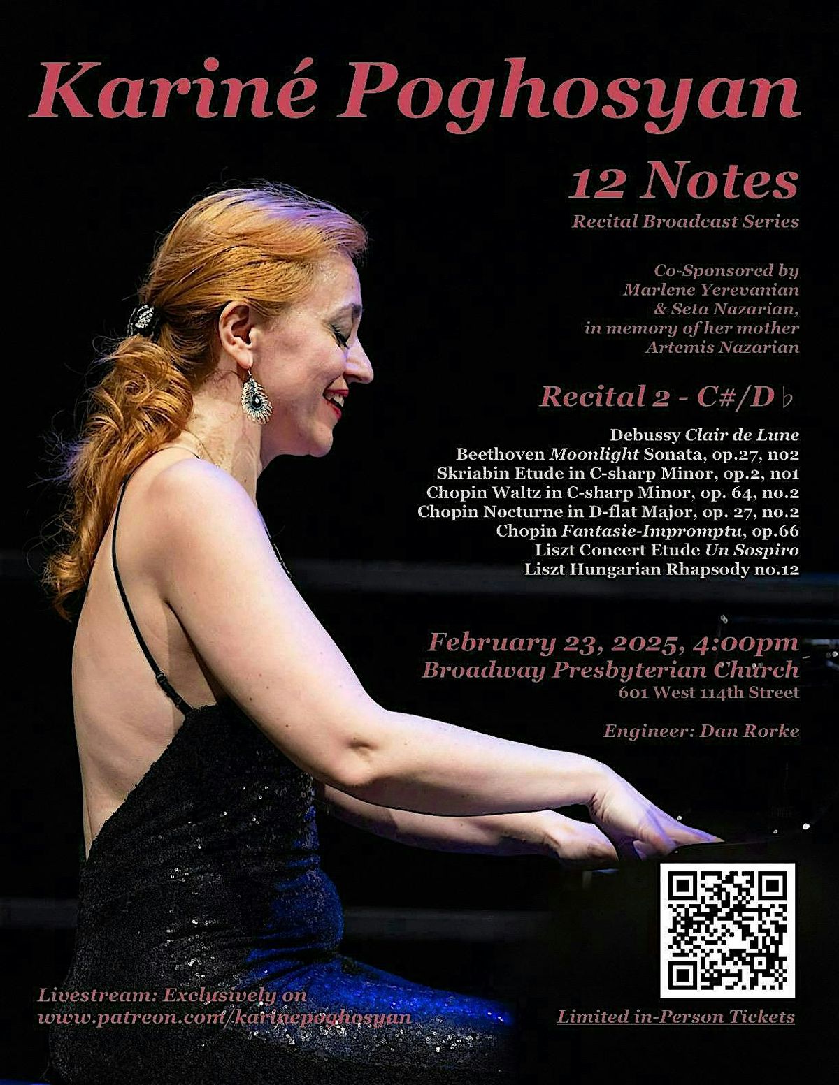 "12 Notes" Series: Recital 2 - C# \/ Db