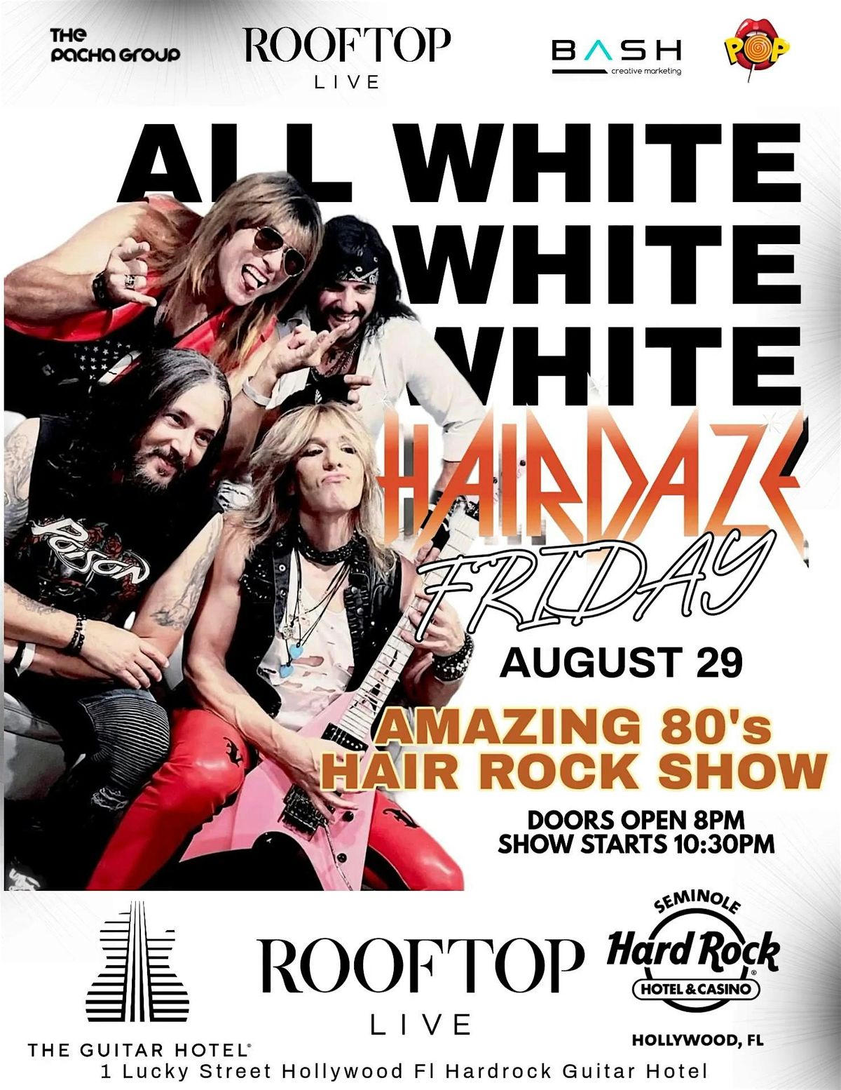 Def Leppard After Party with HAIRDAZE LIVE!! @ ROOFTOP LIVE Fri AUGUST 29th